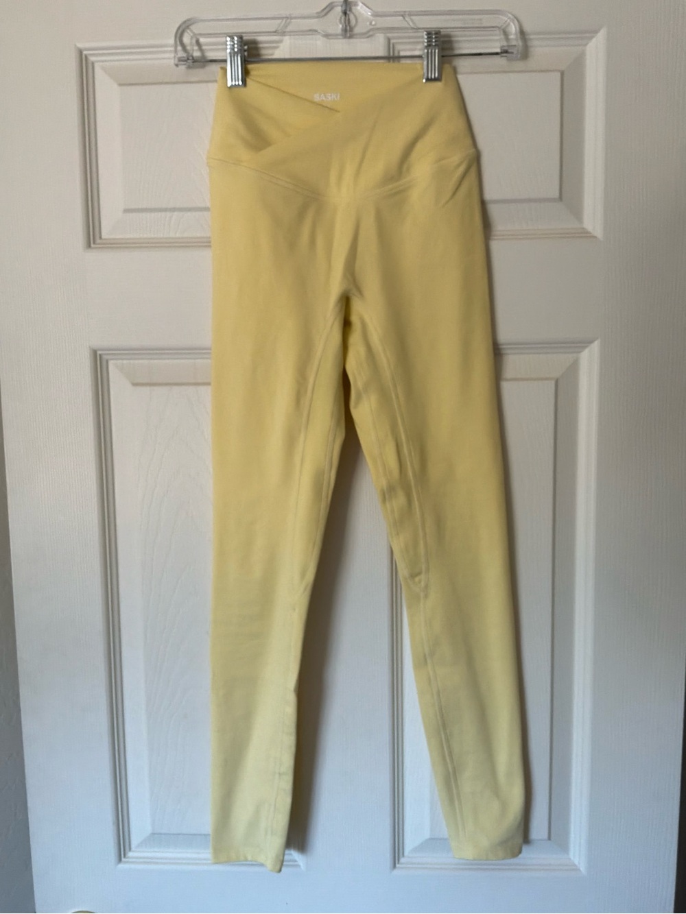 Saski V Waist Daisy Leggings Yellow sz XS